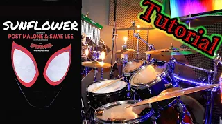 Post Malone Sunflower Drum Tutorial Lesson