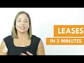 Accounting in Three Minutes Leases