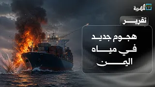 هجوم جديد في مياه اليمن والتحشيد العسكري يخفق في تأمين الممرات والملاحة الدولية دندنها