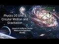 Physics 20 Unit 3 Lesson 4 Artificial Gravity