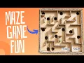 DIY Homemade Cardboard Maze Board Game