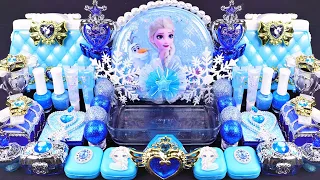 Download Frozen Blue Slime Mixing Random Cute, shiny things into slime #ASMR #Satisfying #slimevideos #슬라임 MP3