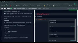 Hackerrank Zag Sequence unsolved problem