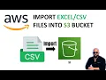 How to Upload Dataset to AWS S3 in 5 Minutes Step-by-Step