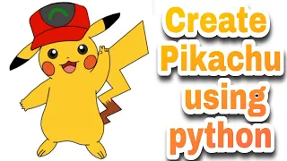 Create Pikachu using python turtle