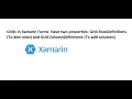 Grids in Xamarin Forms