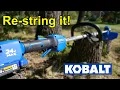 How to replace reload string on Kobalt 24V trimmer weedeater