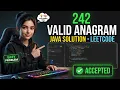 LeetCode 242 Valid Anagram Java Solution Easy Explained Step-by-Step Interview Prep