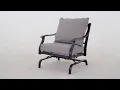 Outdoor Patio Seating Chair Metal Set of 2 Install