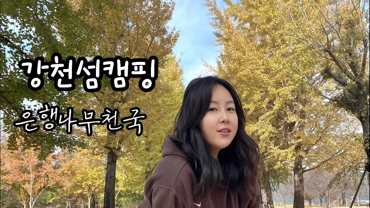 강천섬에서 보내는 가을캠핑여행🏕️ | 먹고 마시고 눈호강했던 어느 가을날🍂 | 타버린 빵에 새우감바스 김치삼겹살 먹고 또 먹은 날😋 サムネイル