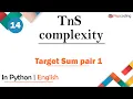 Target Sum pair 1 Module Dynamic Programming In English Python - 14