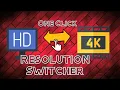 1 Click Resolution Change Toggle Between 4K 2K 1080p etc Using one Click QRes Tutorial