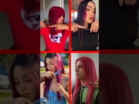 O GRUPO DOS ROSA CORTARAM O CABELO  #grupodosrosas #emillyvickof #katlenof