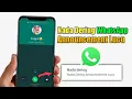 Download Lagu How to Change Whatsapp Ringtones to Announcements or Announcements at the Train Station