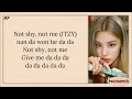 Itzy (있지) - Not Shy (Karaoke)