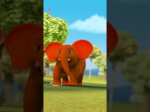 Ek Mota Hathi, एक मोटा हाथी #shorts #kidsvideo #cartoon #nimbookidskannada #funny #hindisong