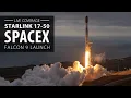 Live SpaceX Falcon 9 rocket launches from Vandenberg California with Starlink satellites