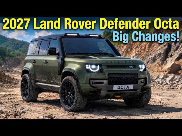 The 2027 Land Rover Defender Octa Rewrites the Off-Road Rulebook With BMW V8 Power