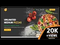 Responsive Food And Restaurant Website Using Bootstrap 5 Bootstrap 5 Responsive Website Design