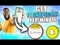 How to Increase Snapscore FAST By 1000 PER MINUTE on Snapchat 2026
