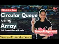 Circular Queue using Arrays Concept Java Code Data Structure using Java