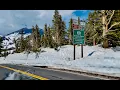 Sonora Pass opening after winter snow clearance operations by Caltrans