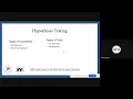 Python Programming Hypothesis Testing