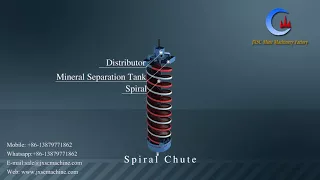 Gravity Spiral Concentrator Working Principle Animation