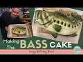 BASS FISHING CAKE Happy Birt ay Beau Cake Tutorial 2021