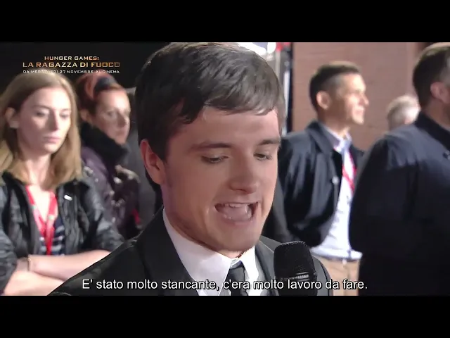 Hunger Games: La ragazza di fuoco | Intervista a Josh Hutcherson sul red carpet di Roma