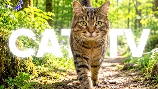 Cat TV for Cats 🐦 Birds + 🐠 Fish | Relaxing Music for Cats & Indoor Cat Enrichment