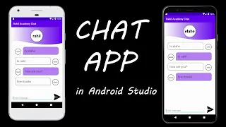 How to Create Chat APP in Android Studio - Full Tutorial