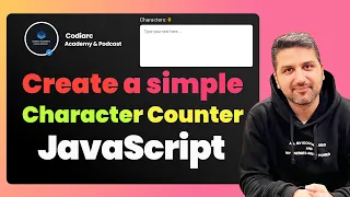 Build a Character Counter in JavaScript Beginner Frontend Tutorial