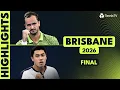Lagu Daniil Medvedev vs Brandon Nakashima For The Title! 🏆 | Brisbane 2026 Final Highlights
