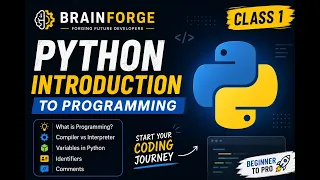 1 Introduction to Programming Compiler vs Interpreter Python Basics