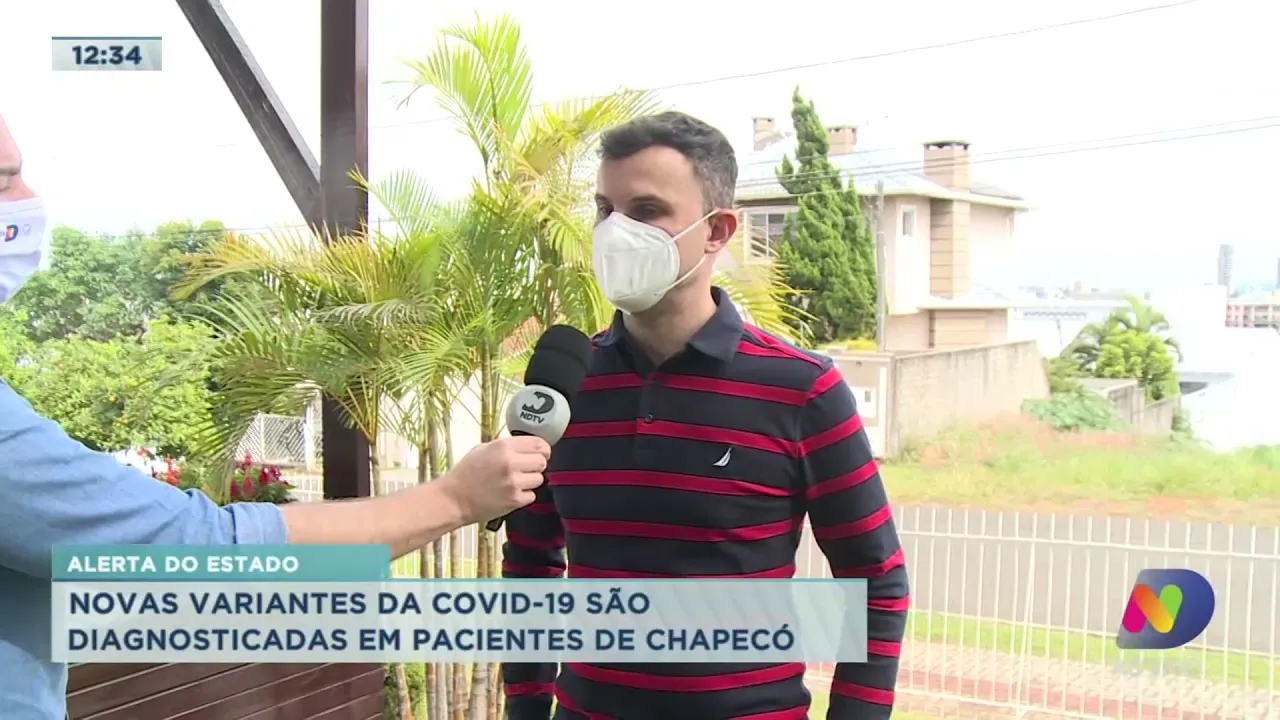 Novas variantes da Covid-19 são diagnosticadas em pacientes de Chapecó