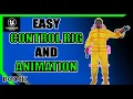 How to make a Control Rig FAST Animate a Skeletal Mesh in Unreal Engine EASY SIMPLE TUTORIAL