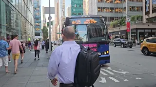 2021-2022 MCI Prevost X3-45 Bus on The Queens Bound QM15 Express Bus To Arverne Queens