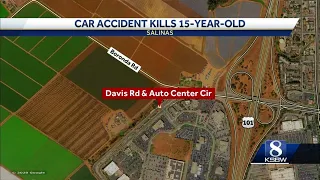 Rollover accident in Salinas kills 15-year-old