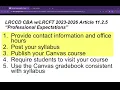 Los Rios Canvas Compliance - Contact information syllabus and publish course