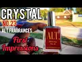 Crystal No 23 by ALT Fragrances Inspired by Baccarat Rouge 540 First Impressions