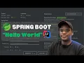 How to Create a Spring Boot Hello World Application in IntelliJ IDEA and Java JDK 25 2026