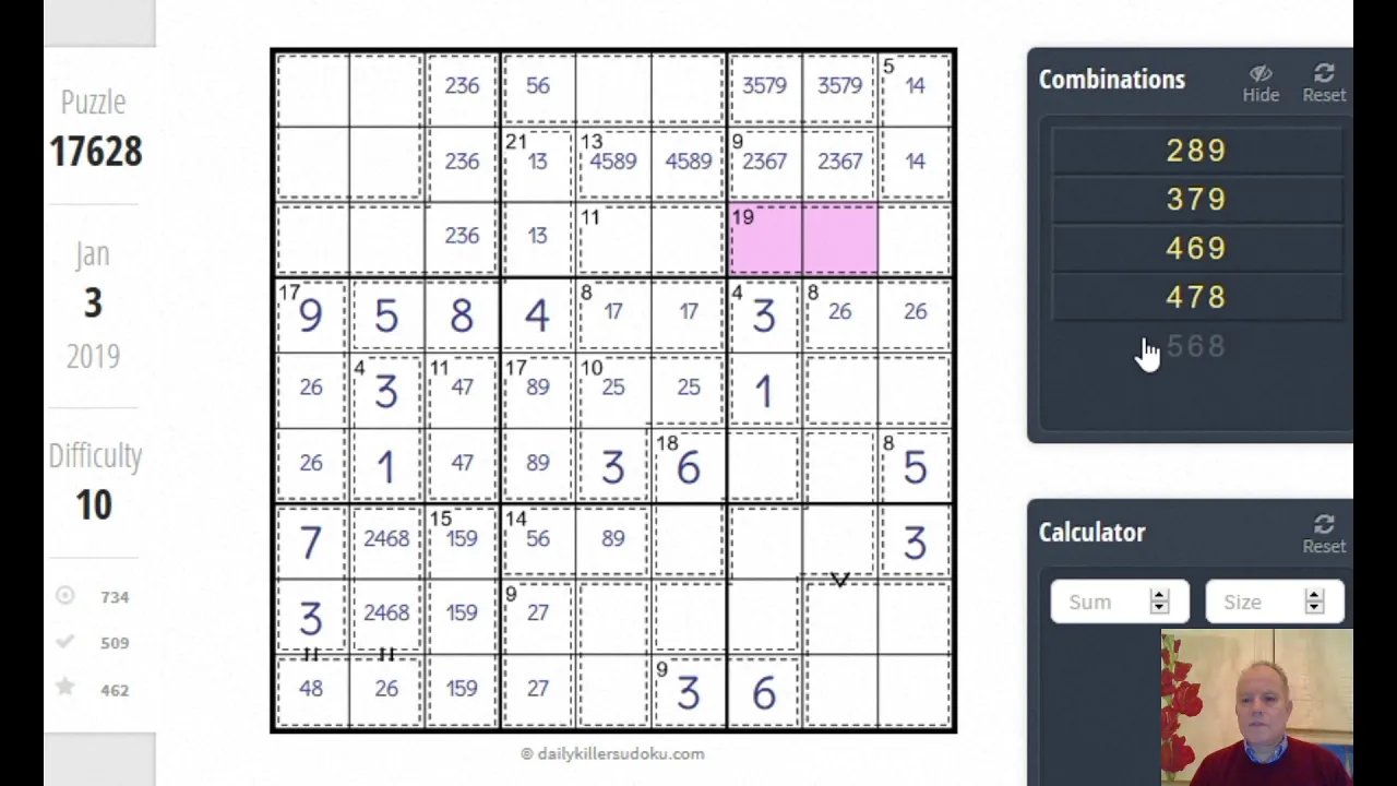 Killing the Killer: A Greater-than-Killer Sudoku rated 10/10