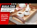 Build a Stylish Serving Tray with Curved Handles Woodworking Plans How-To