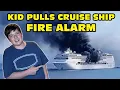 Download Lagu Kid Temper Tantrum Pulls Fire Alarm On Cruise Ship - Yelled At By Parent! [Original]
