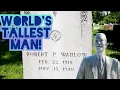 World s Tallest Man ROBERT WADLOW Grave House Statue ALTON IL