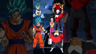 غوكو وفيجيتا ضد جيرين وكامبر و كيفلا وتوبو 