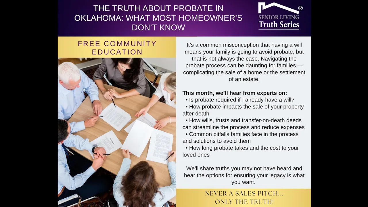 The Truth About Probate in Oklahoma, What Most Homeowners Don't Know [August 2025]