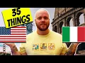 35 Differences Between Italy America From an American in Italy