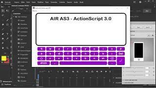 Keyboard Virtual AS3 AIR - Adobe Animate